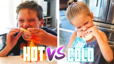 Hot Food Vs Cold Food Challenge Youtube
