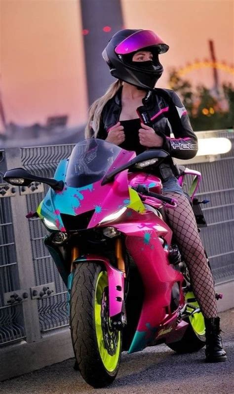 girl riding motorcycle pink motorcycle motorbike girl motorcycle helmets girls on bike