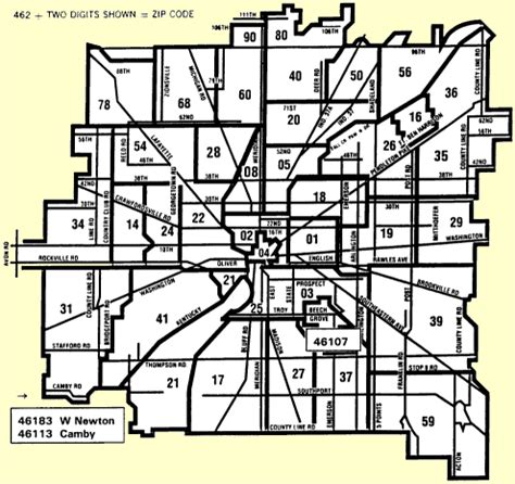 Zip Code Map Indianapolis Metro Area Cynthy Constance