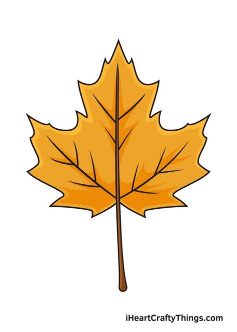 Fall Leaves Drawing How To Draw Fall Leaves Step By Step