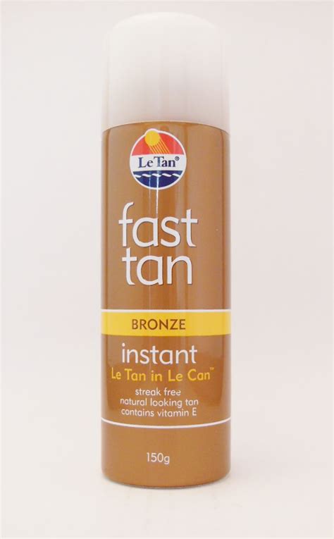 Product Review Le Tan Fast Tan Instant Le Tan In Le Can The Beauty
