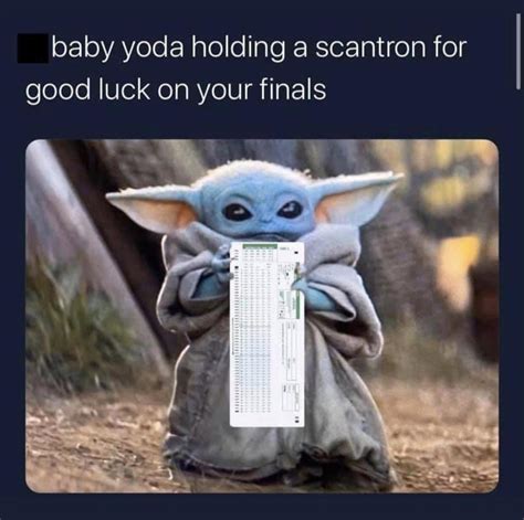 good luck on finals meme