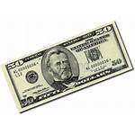 Dollar Transparent Bill Bills Isolated Trendy Flat