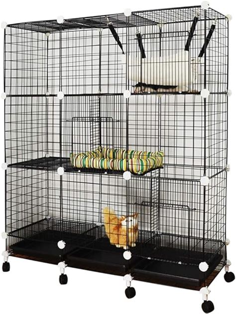 Ltljx Cat Cage Indoor Diy Home Cat Carrier Puppy Playpen Transport