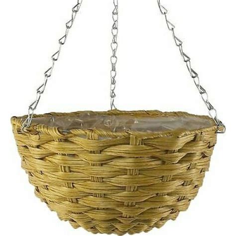 12 Inch Basket Fargro Sapporo All Weather Wall Hanging Basket On Onbuy