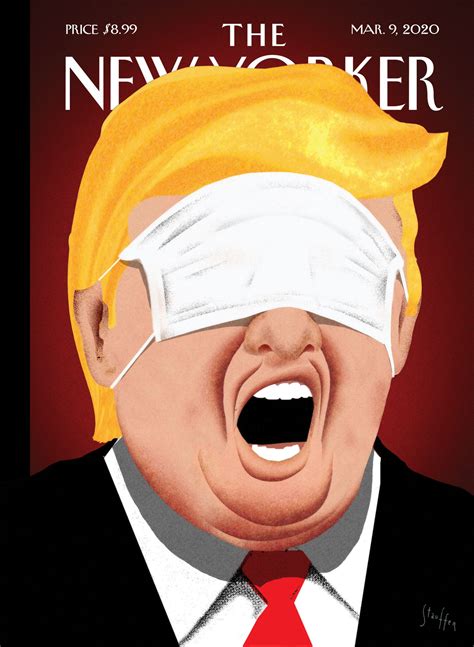 New Yorker Coronavirus Cover Shows Trump With A Mask Over His Eyes