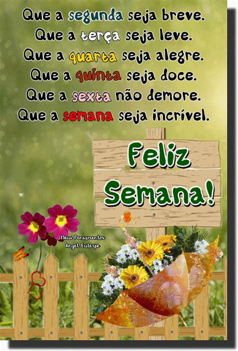 Pin em Semana abençoada