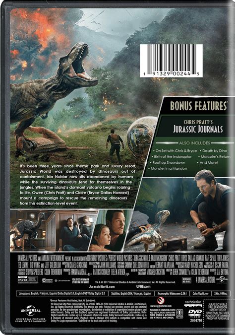 Fähre verbrannt Zukunft jurassic world fallen kingdom dvd cover Dicht