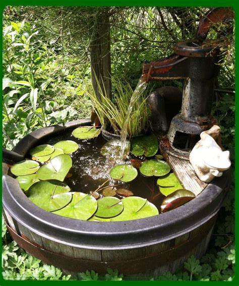 Cheap But Charming Mini Water Garden Ideas For Your Your Garden 47