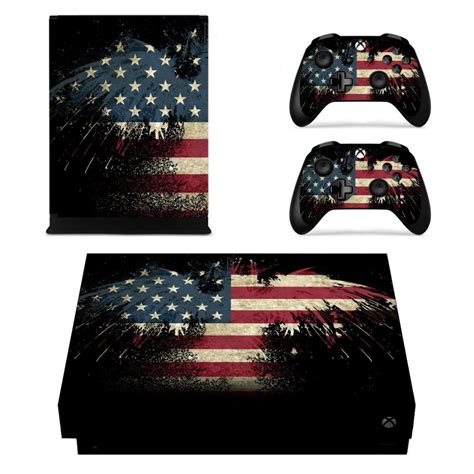 Us United State Of America Flag Xbox One Vinyl Skin Sticker Decal