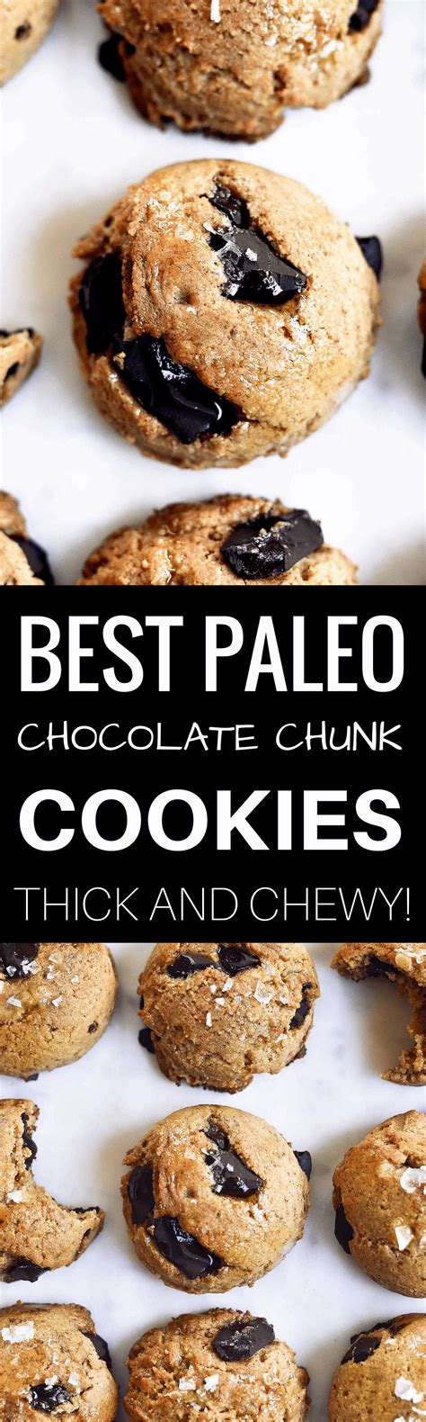 The Best Vegan Chocolate Chunk Paleo Cookies Paleo Gluten Free