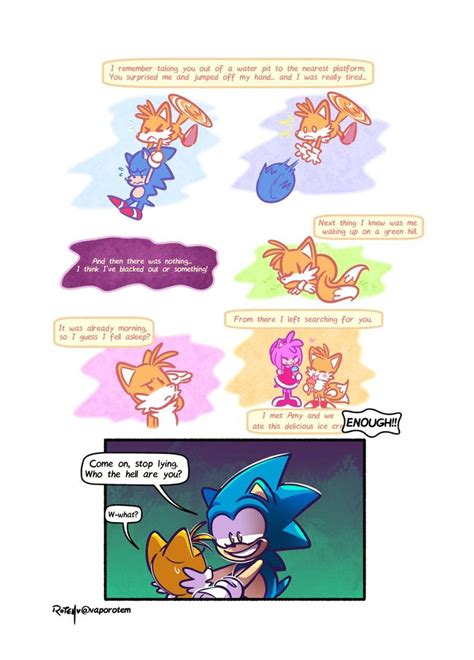 9we Need To Talk About Tails By Vaporotem On Deviantart Sonic Art Amy The Hedgehog Funny Comics