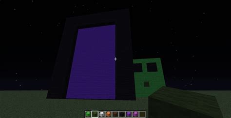 Nether Portal With 3d Slime Minecraft Map