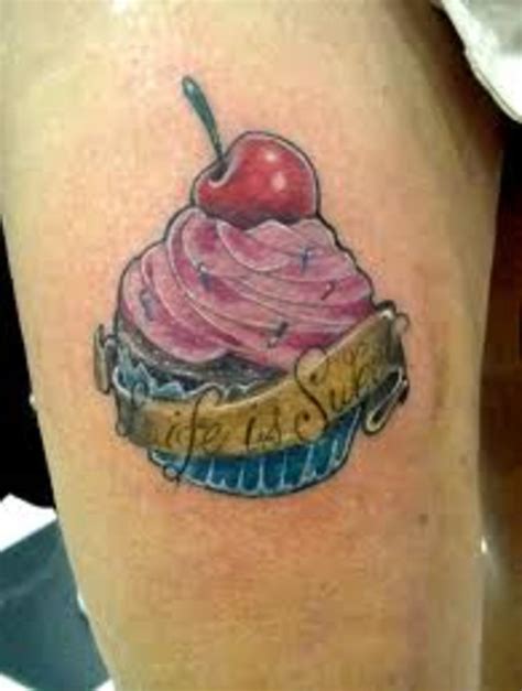 Cupcake Tattoos And Cupcake Tattoo Designs Cupcake Tattoo Meanings And