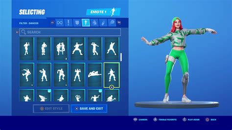New Chance Skin With All Dances And Emotes Youtube
