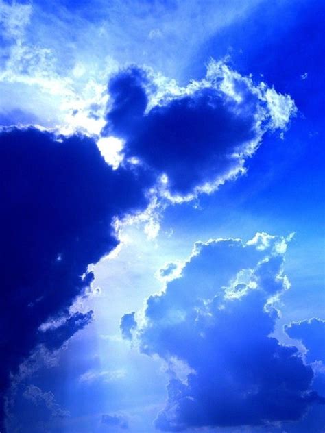 Royal Blue Aesthetic Blue Clouds Wallpaper Download Free Mock Up