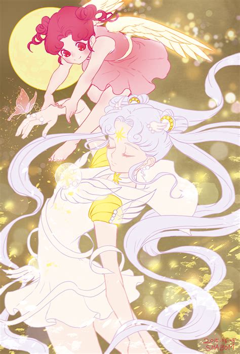 Sailor Cosmos And Chibi Chibi Bishoujo Senshi Sailor Moon Drawn By