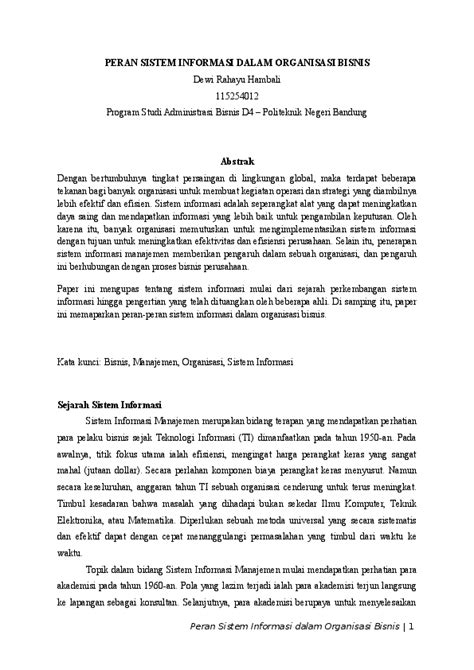 Untuk itu marilah simak ulasan yang ada dibawah berikut ini. Jurnal Pengertian Sistem Informasi Menurut Para Ahli : Pembahasan Lengkap Teori Sistem Informasi ...