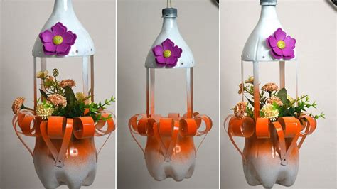 Beautiful Design Hanging Planter Plastic Bottle Craft Ideas Plants