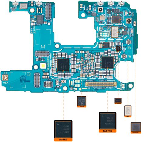 Ic Chipset Ufs Ic Power Ic Rf Dll Pada Mesin Mainboard Samsung