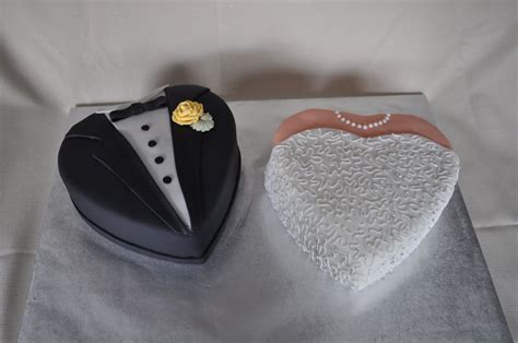 heart bride and groom — bridal shower wedding shower cakes heart wedding cakes bachelorette cake