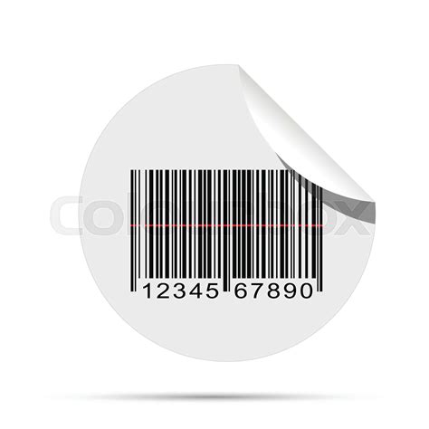 Barcode Sticker Illustration Stock Vector Colourbox