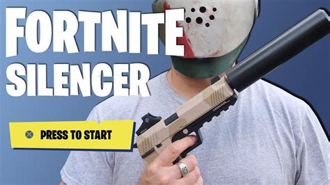 Fortnite Silencer Pistol Fortnite Cosplay Youtube
