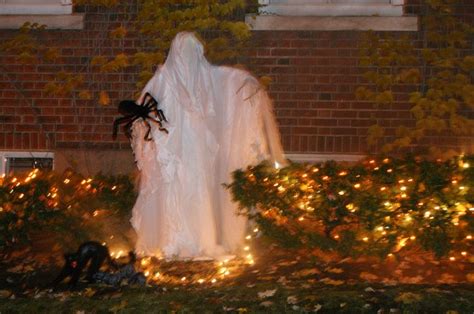 Halloween Decor Life Size White Cloaked Reaper Ghost By Grandin Road