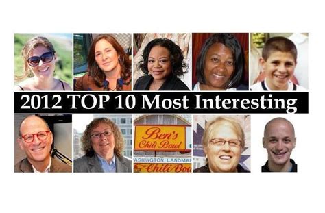 2012 Top 10 Most Interesting People In The Dc Metro Area
