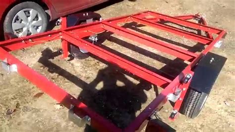 In this video i do a complete assembly of a 4ft. HARBOR FREIGHT heavy duty folding trailer 4x8 1195 lb ...