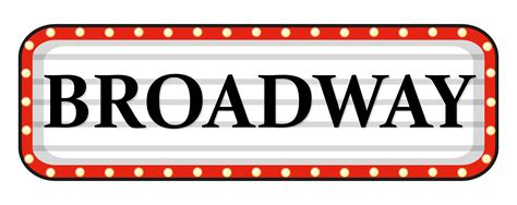 Broadway Sign With Red Frame Download Free Vectors
