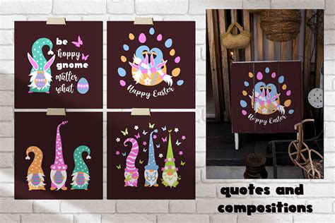 Download Easter gnomes SVG bundle. By Inkoly | TheHungryJPEG.com