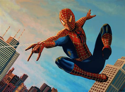 Spiderman 3 Painting Painting By Paul Meijering Pixels Merch