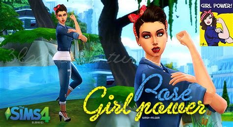 Girl Power We Can Do It Poses By 3lodiie At Sims 4 Fr Sims 4 Updates