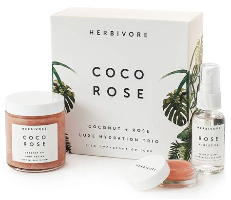 Herbivore Botanicals All Natural Coco Rose Luxe Hydration Trio