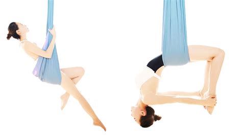 Amazon Com Wellsem Aerial Yoga Hammock Yards Aerial Pilates Silk Yoga Swing Set Include