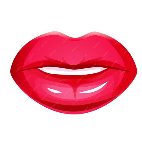 premium vector glossy lips