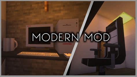 Create The Gaming Setup In Minecraft Sowatdikhapvns Modern Mod V15