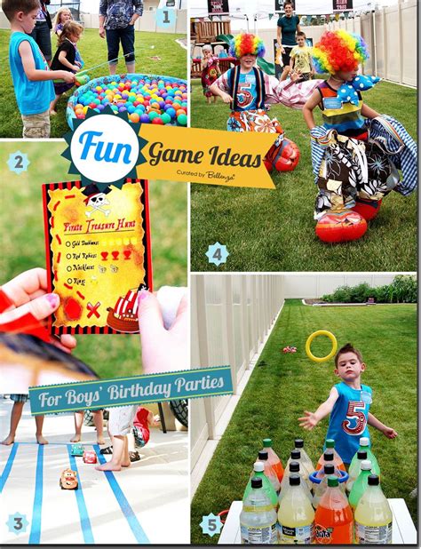 Fun Games And Activities For Boys Birthday Parties Boy Birthday