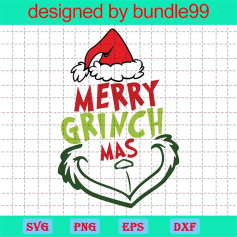 Merry Grinchmas Svg Christmas Svg Cut File Cricut Png Vector Hot Sex Picture