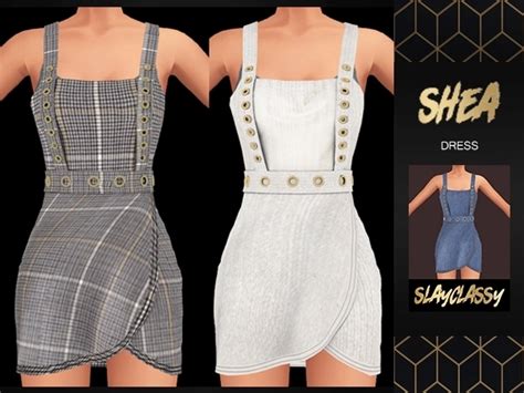 Slay Classy Shea Dress The Sims 4 Download Simsdomination Sims