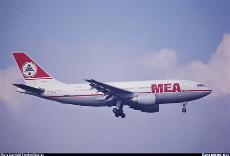 Airbus A310 203 Middle East Airlines Mea Aviation Photo 0216400