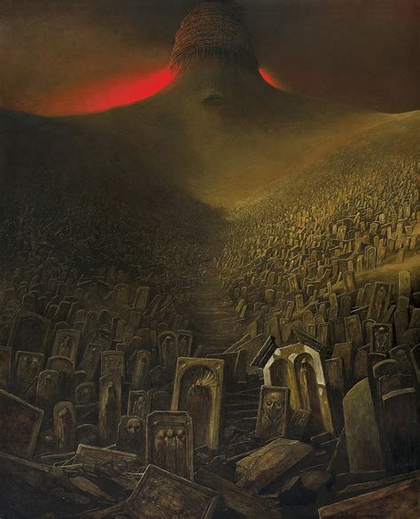 Beksiński Zdzisław Oczekiwanie 1972