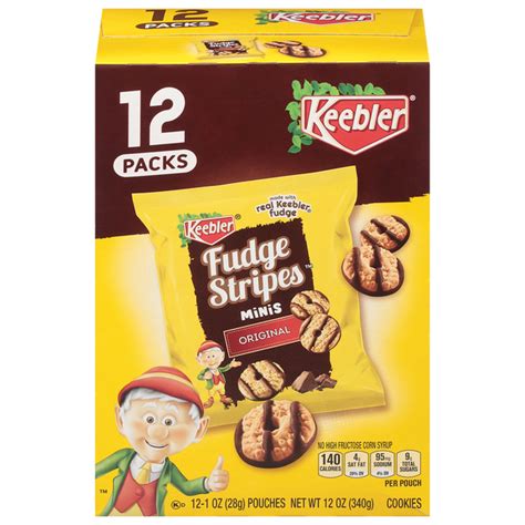 Save On Keebler Cookies Fudge Stripes Minis Original 12 Ct Order