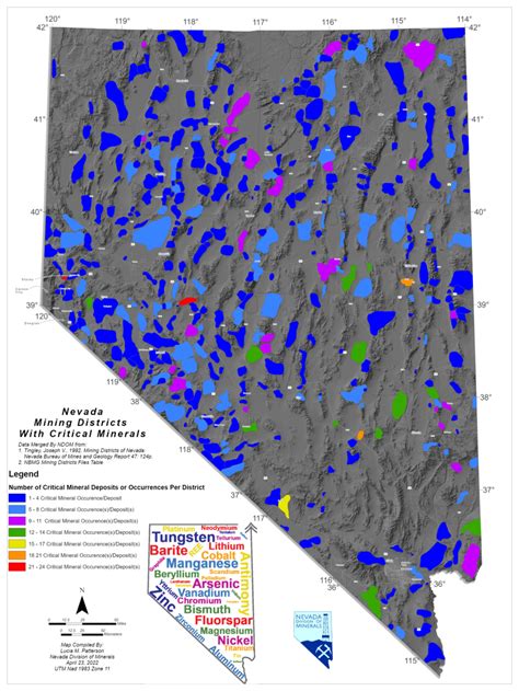 Exploration Maps And Data Nevada