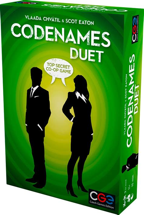 For Press Codenames Duet Czech Games Edition Boardgame Publisher