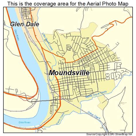 Aerial Photography Map Of Moundsville Wv West Virginia