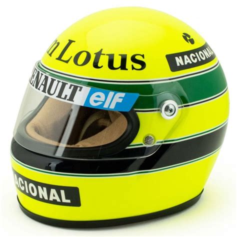 Helmets Special Ayrton Senna Helmet 1985 Scale 1 2 Premium Quality On Sale At