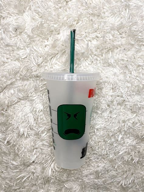 Roblox Inspired Starbucks Cup Etsy