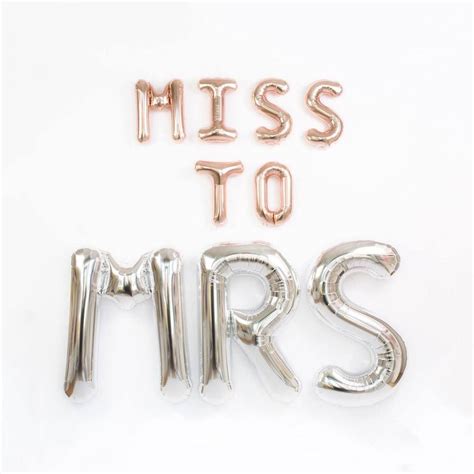 Miss To Mrs Balloons Hen Party Accessories Bridal Shower Inspo Hen Party Balloons